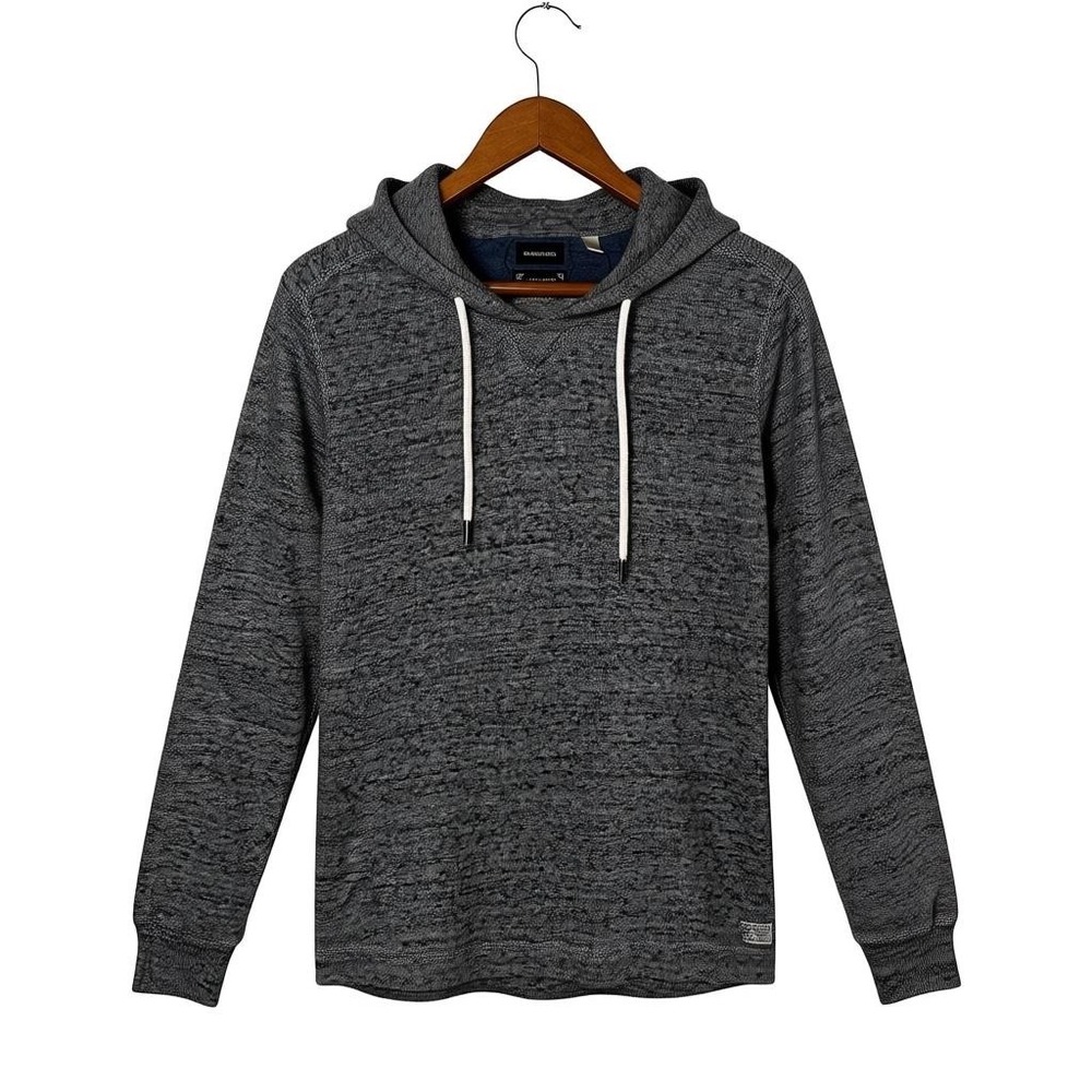 Diesel Hoodie Mens Large Gray 100% Cotton Lightweight‎ Pullover Long Sleeve